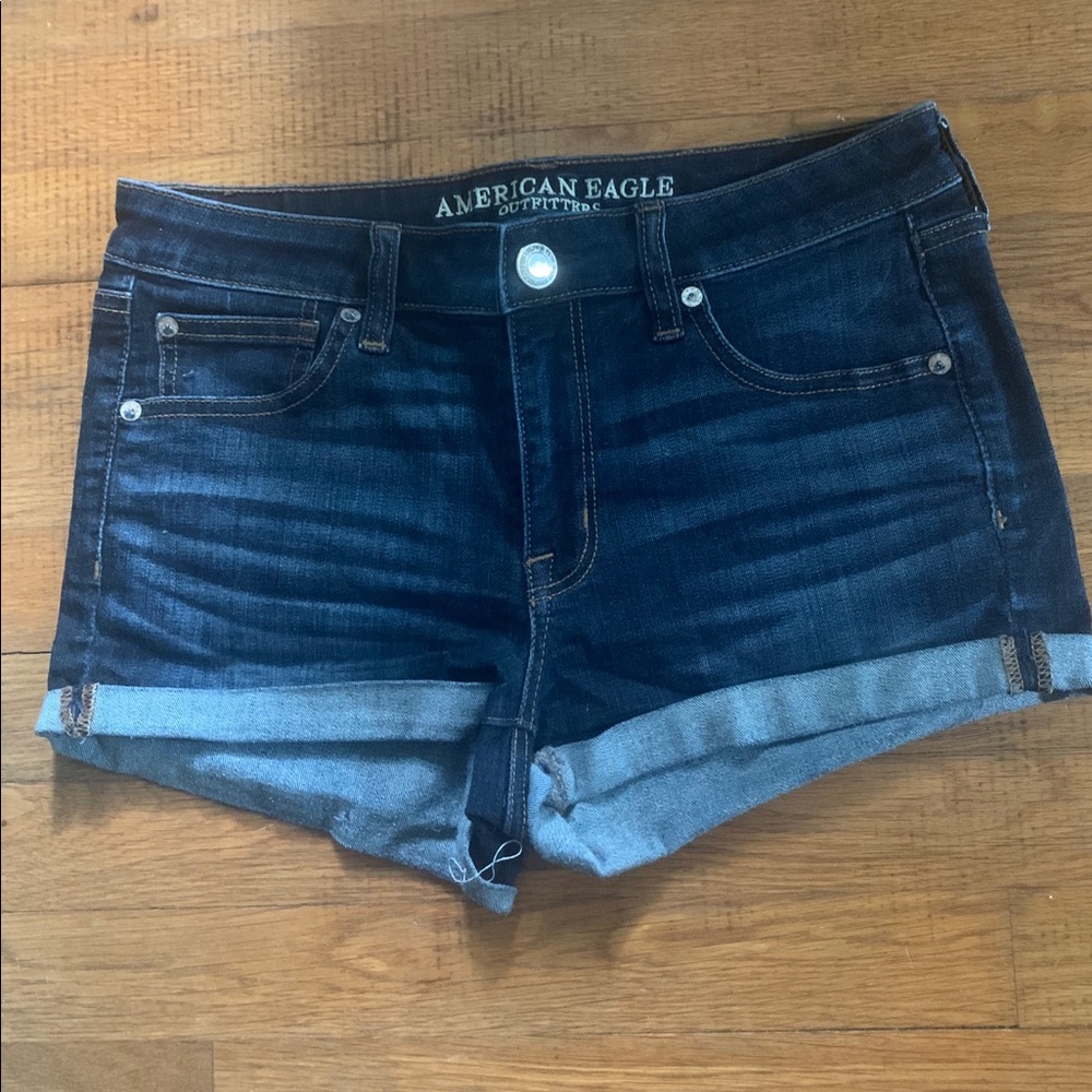 American Eagle Blue Jean Shorties